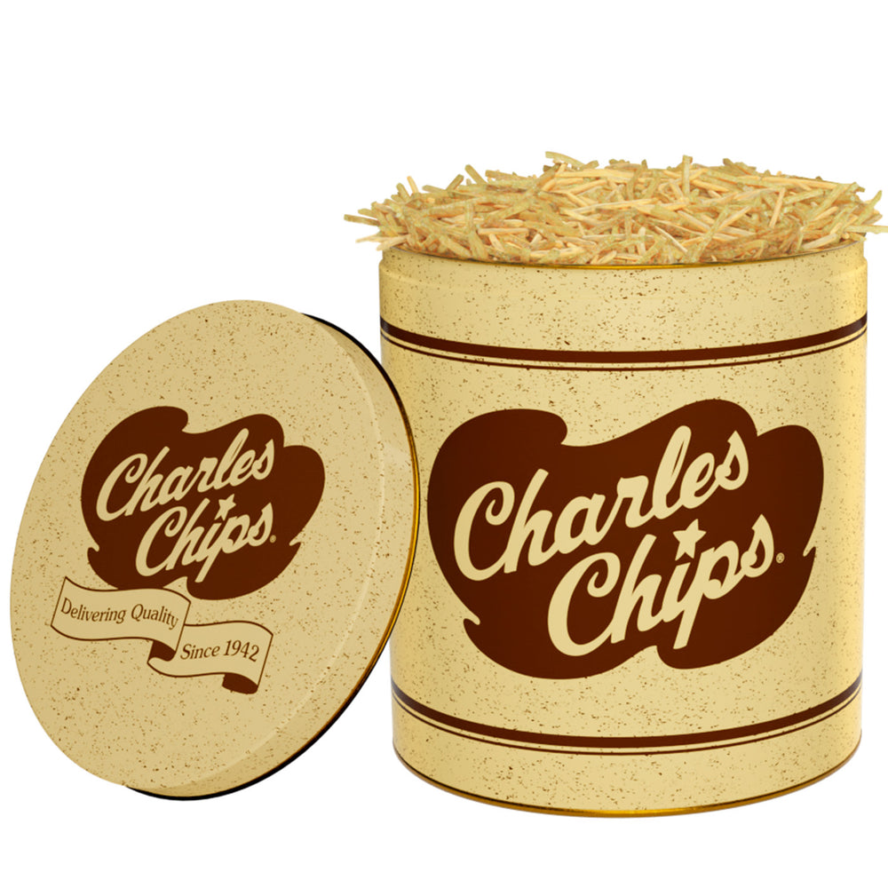 Charles Chips Potato Sticks Classic Tin