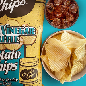
                  
                    Load image into Gallery viewer, Charles Chips Salt &amp;amp; Vinegar Waffle (Pack of 3) - Charles Chips
                  
                