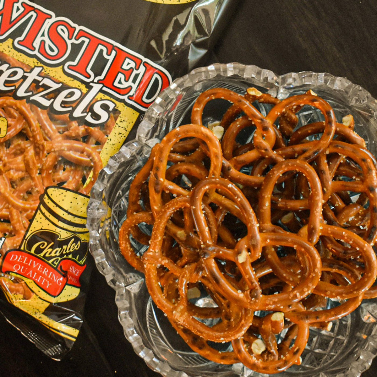 Charles Chips Twisted Pretzels (Pack of 3)