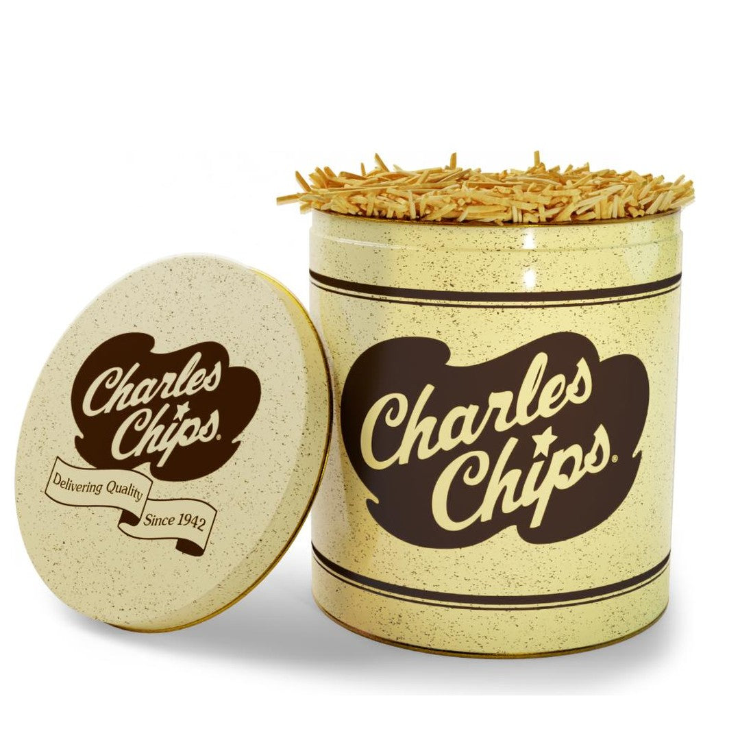 Charles Chips Potato Sticks Tin 30oz
