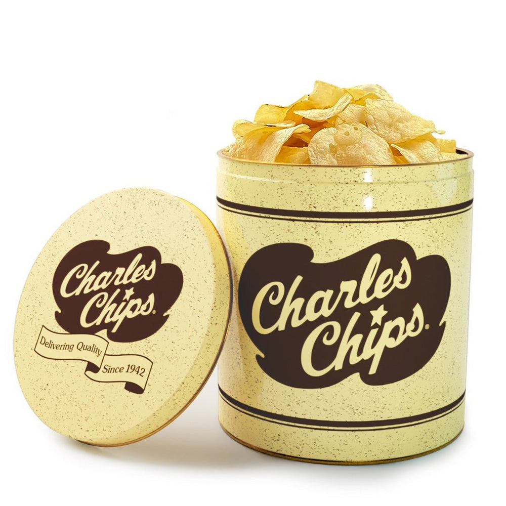 Charles Chips Tin - Original Recipe - Charles Chips