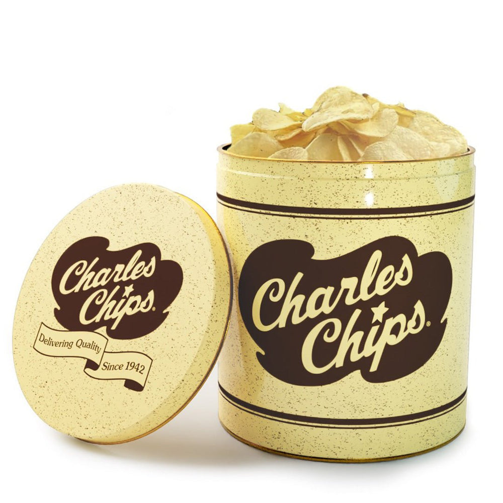 Charles Chips Tin - Buttermilk & Sour Cream Chips - Charles Chips