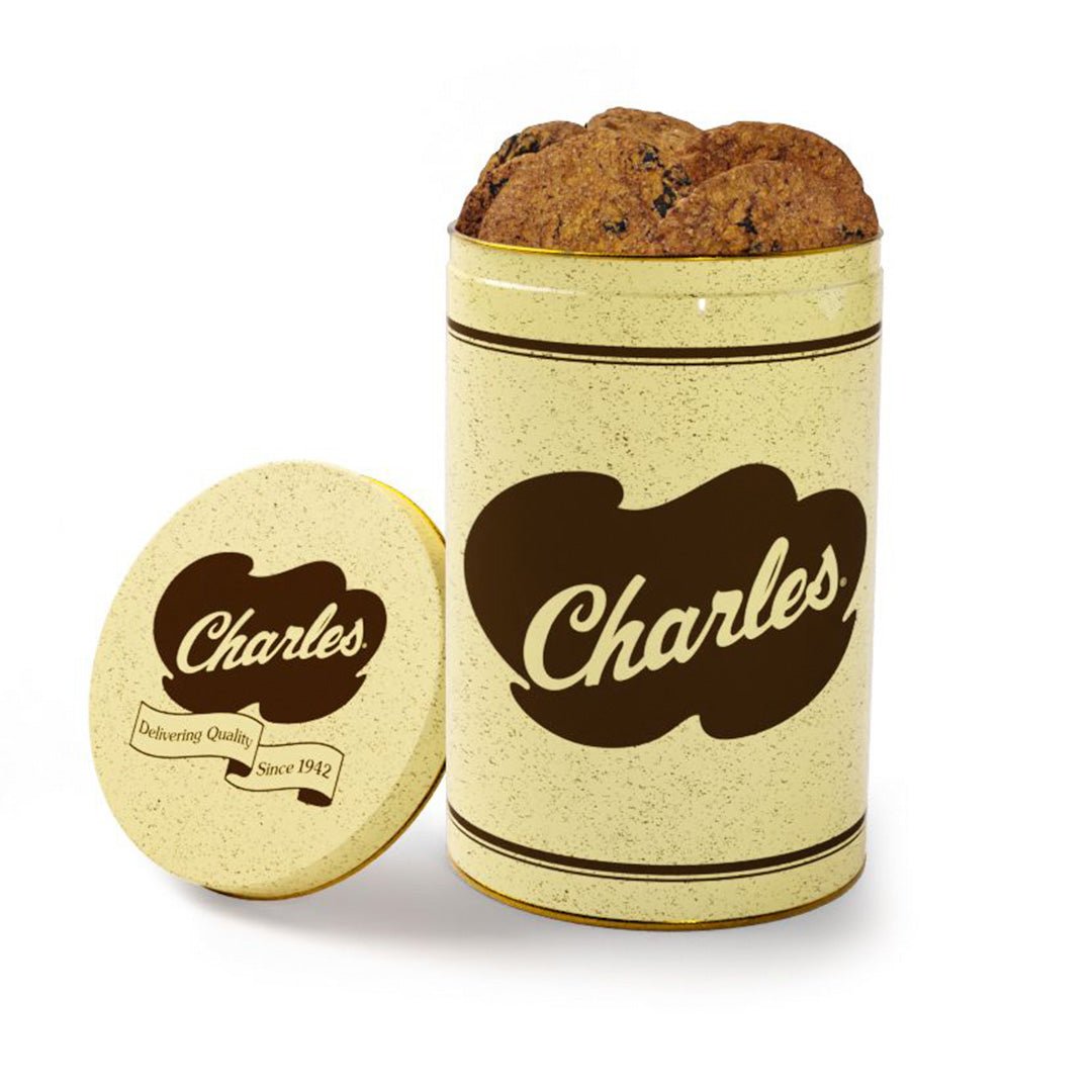 Oatmeal Raisin Cookie Tin – Charles Chips