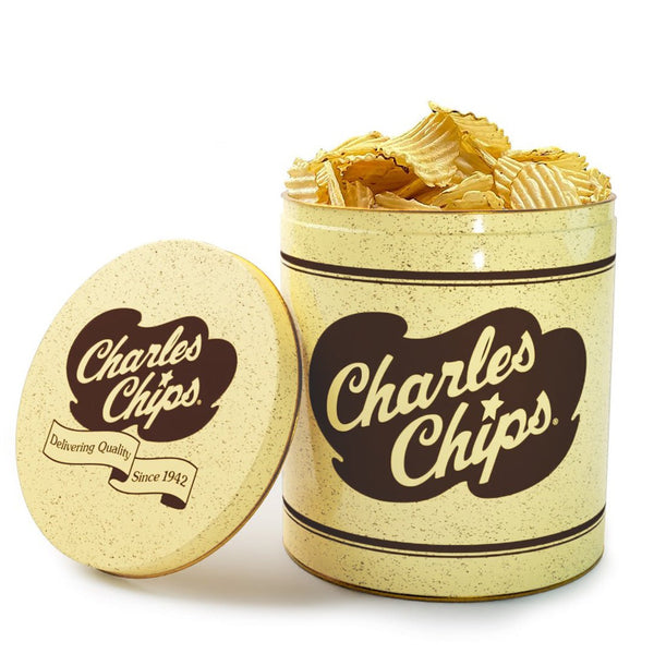 Charles Chips Tin - Waffle Chips - Charles Chips