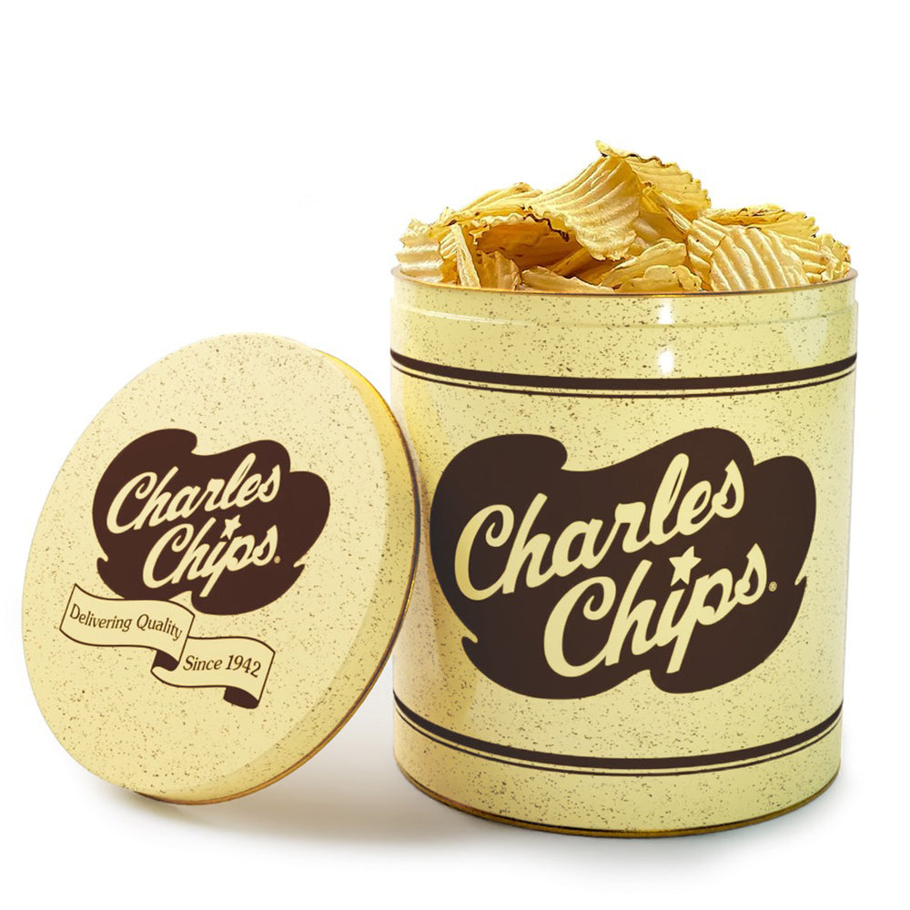 
                  
                    Load image into Gallery viewer, Charles Chips Tin - Waffle Chips
                  
                