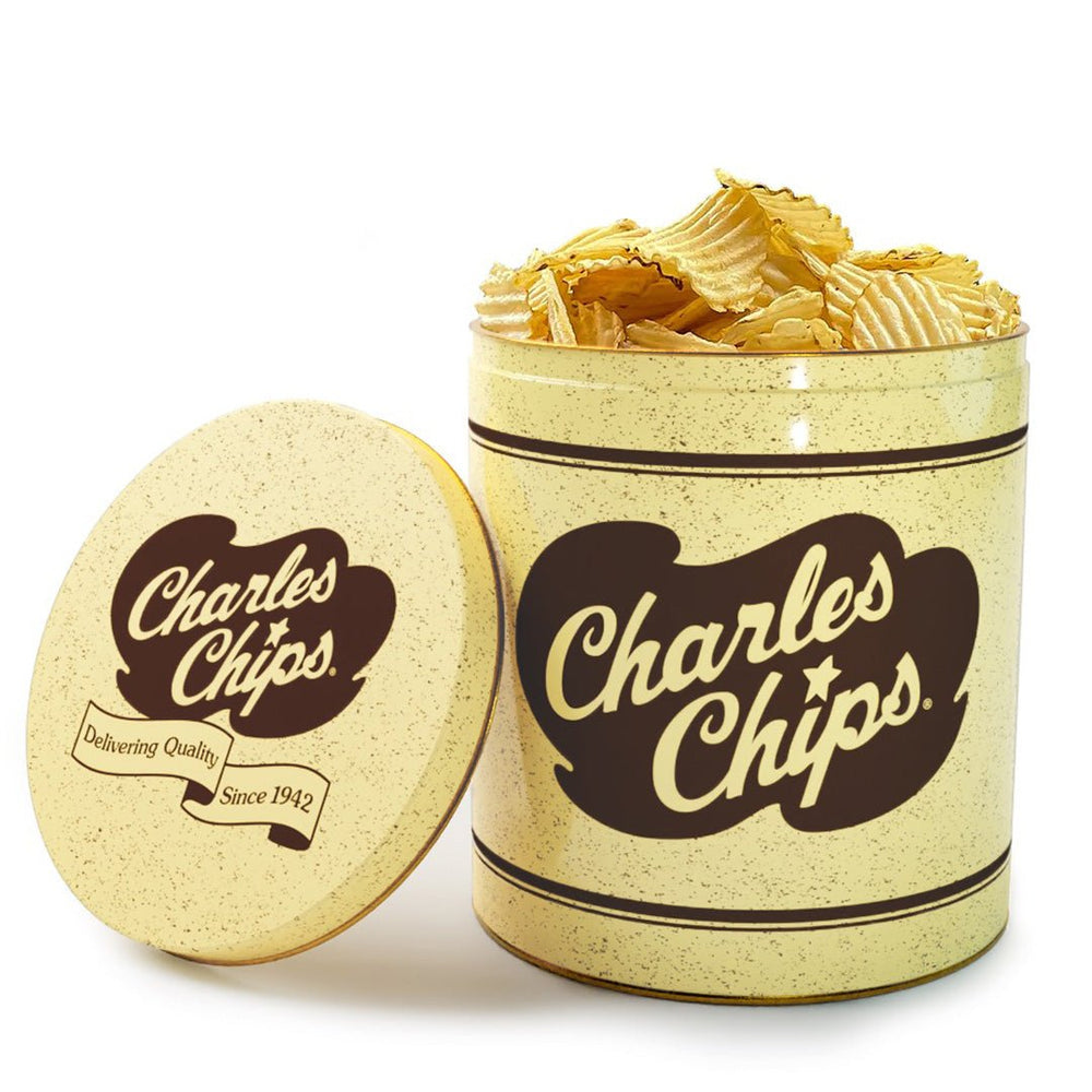 Charles Chips Tin - Waffle Chips - Charles Chips