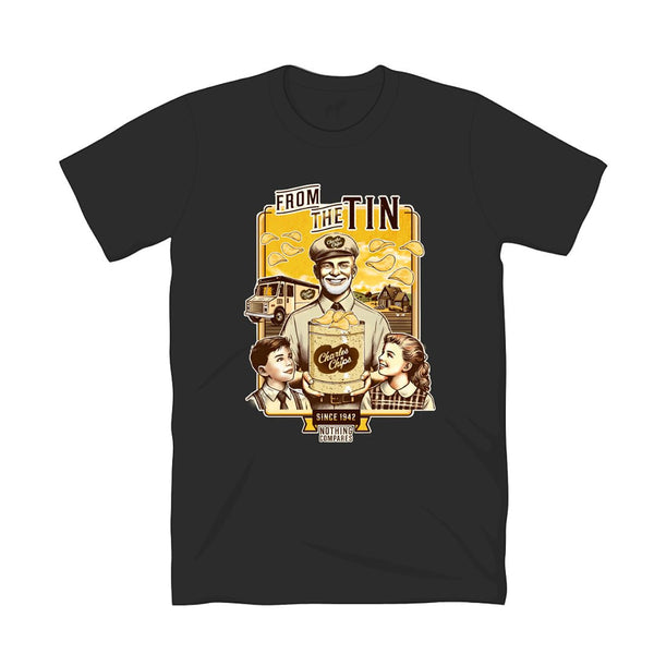 Unisex Charles Chips The Original Deliveryman Tee - Nothing Compares | Black - Charles Chips