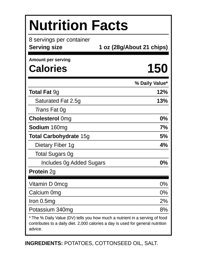 Original Recipe Potato Chips — The Classic Since 1942 | Charles