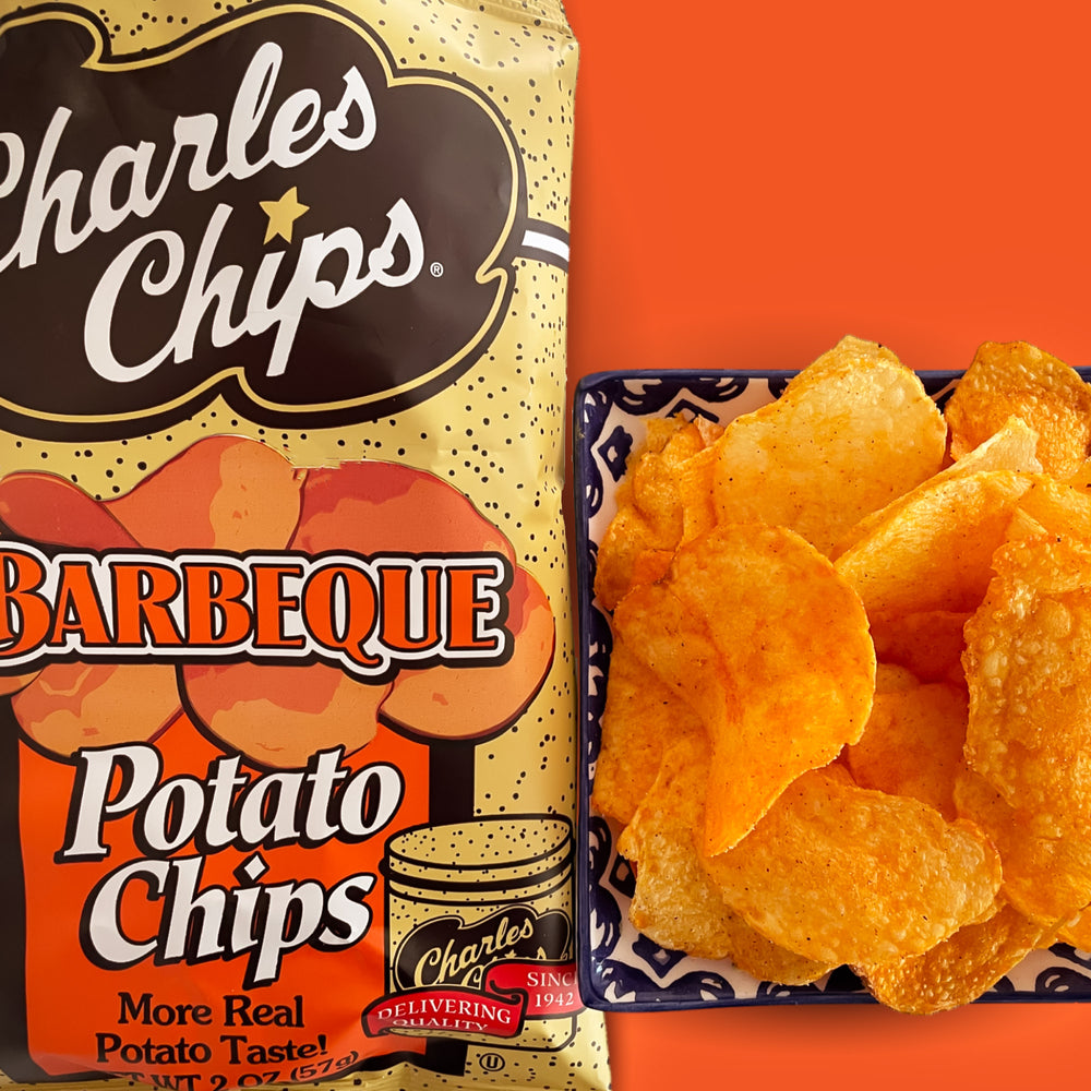 
                  
                    Load image into Gallery viewer, Charles Chips Little Charlies Barbeque ( Pack of 12 ) - Charles Chips
                  
                