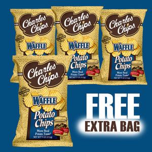 
                  
                    Load image into Gallery viewer, Waffle (Pack of 3) + SUPER BOWLNUS - Charles Chips
                  
                