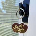 Charles Chips Acrylic Logo Keychain - Charles Chips