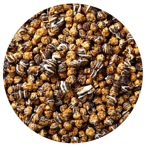 
                  
                    Load image into Gallery viewer, White &amp;amp; Dark Chocolate Swirl Popcorn Tin - Charles Chips
                  
                