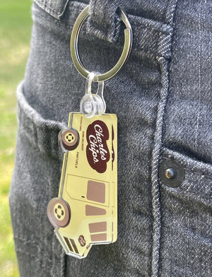 
                  
                    Load image into Gallery viewer, Charles Chips Delivery Truck Keychain - Charles Chips
                  
                